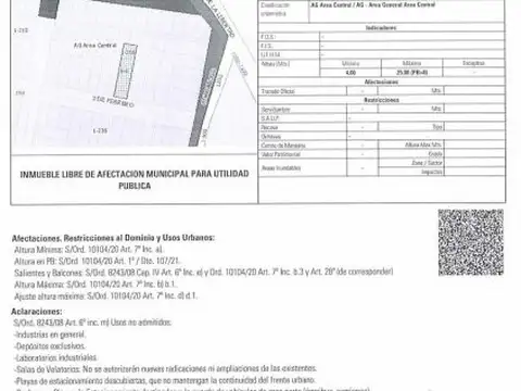 3 De Febrero  40 - VENTA Terreno Ideal Constructora