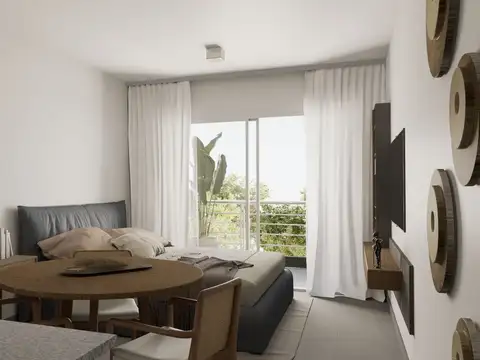 Departamento Monoambiente con 1 baño