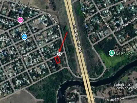 Venta de terreno en Villa La Ribera