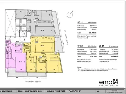 Departamento en Venta de 3 ambientes