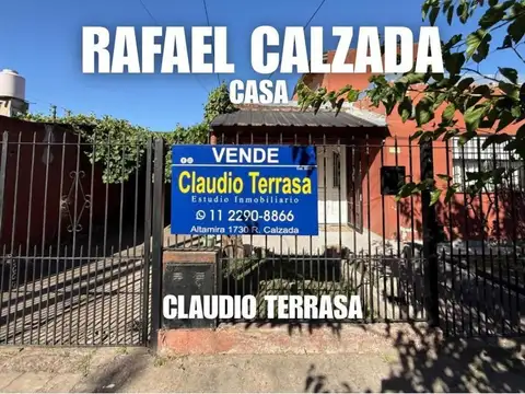 CASA EN VENTA EN R. CALZADA