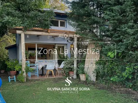 ALQUILER ANUAL CASA 3 AMBIENTES EN LA MESTIZA, LOS CARDALES