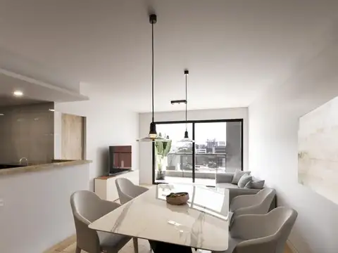 Departamento 3 ambientes con 2 baños