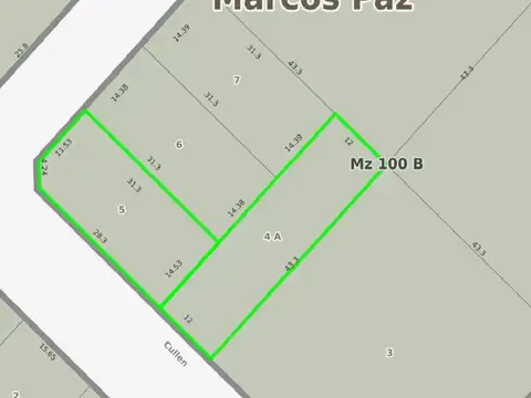 Terreno en Venta de 450,0 m2