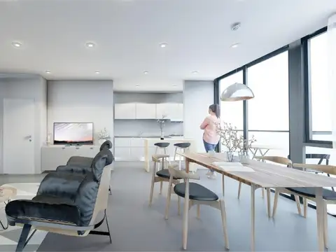 Departamento 3 ambientes con 2 baños