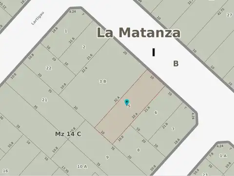 Terreno en Venta en Villa Luzuriaga, USD 220.000