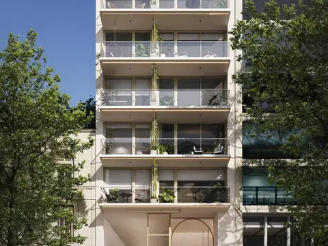 Venta departamento monoambiente con balcón en Recoleta, Apto Blanqueo, en Construcción