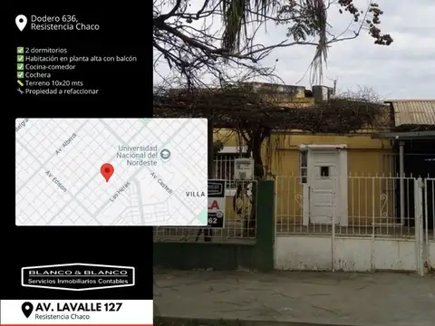 SE VENDE: DODERO 636, CASA DE 3 DORMITORIOS 