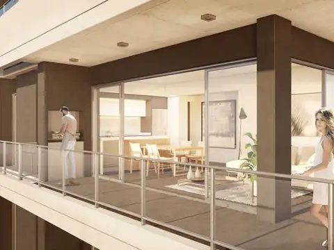 Departamento 2 ambientes con 1 baño