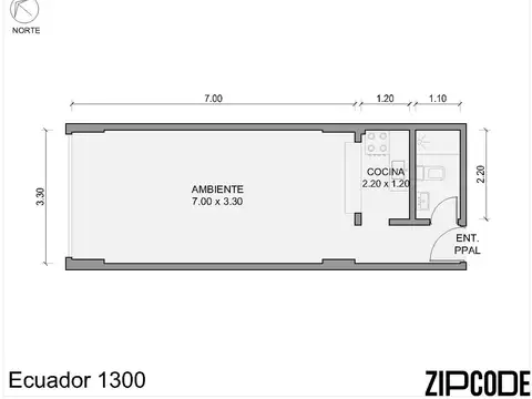 Ecuador al 1300, 1° Piso