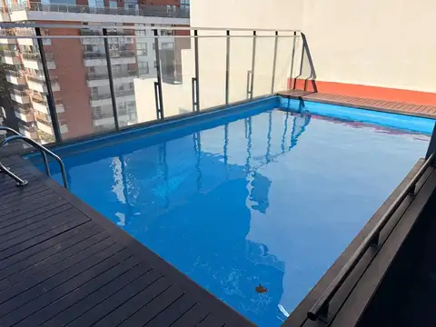 1 amb.calle bcon. terraza amueblado amenities
