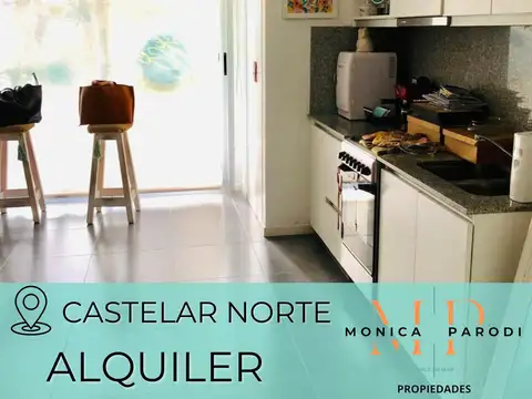 DEPARTAMENTO DE DOS AMBIENTES EN ALQUILER EN CASTELAR NORTE