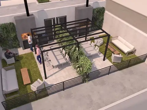 Departamento 2 ambientes con 1 baño