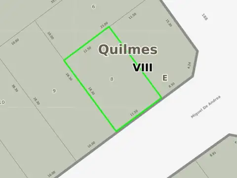 Terreno en Venta en Bernal Oeste, USD 55.000