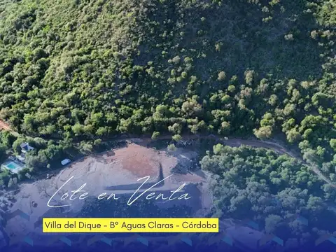 Terreno en venta en Villa Del Dique B° Aguas Claras