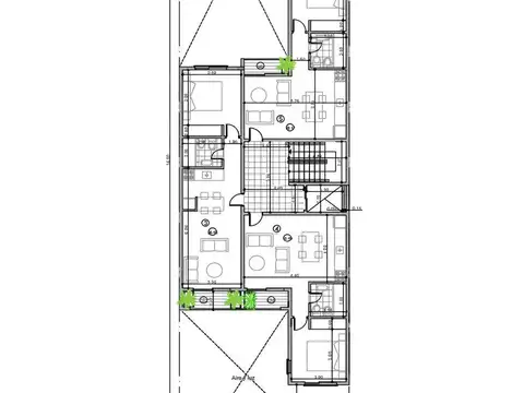 Departamento 2 ambientes con 1 baño