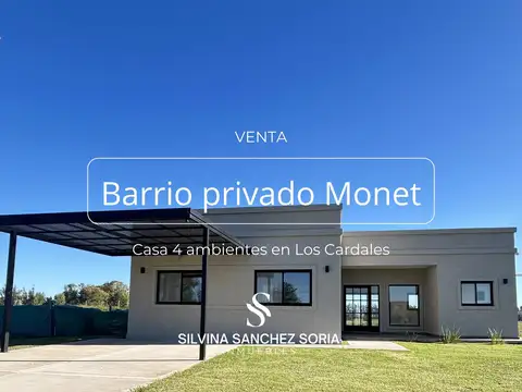 CASA 4 AMBIENTES, BARRIO PRIVADO MONET LOS CARDALES