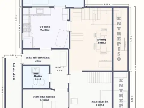 Depto Tipo Casa en Venta 56 años