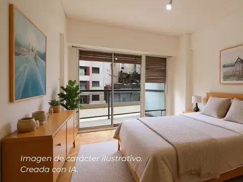 Departamento 3 ambientes con 2 baños