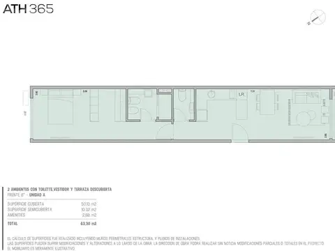 Departamento - Colegiales