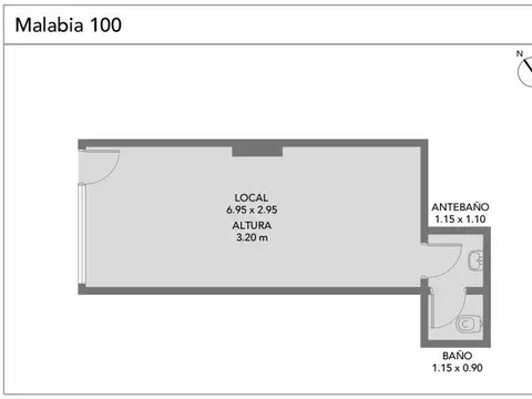 Malabia 100, Piso 0