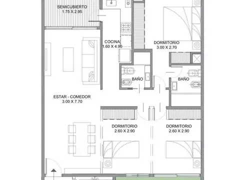 Departamento en Venta A Estrenar