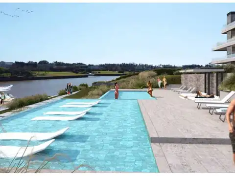 Departamento 4 Amb   jardín en  Venta - Complejo Acqua Marinas - Nordelta - Tigre