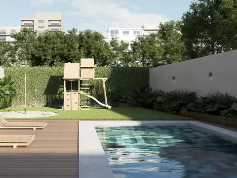 VENTA DEPARTAMENTO TIPO CASA CON JARDIN Y PILETA PROPIOS EN COLEGIALES