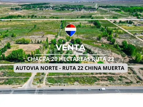 Venta chacra 20 hectareas provincia neuquen