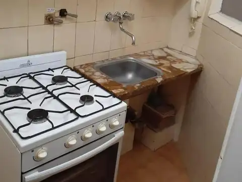 Departamento 2 ambientes con 1 baño