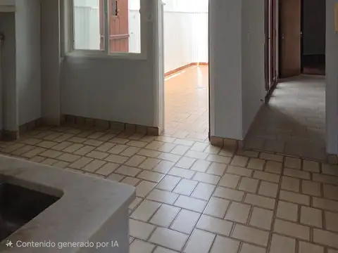 Depto Tipo Casa 3 ambientes con 1 baño