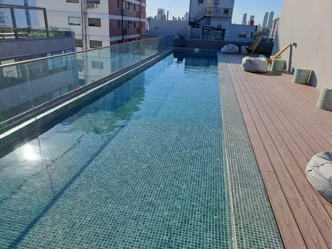 Monoambiente en edificio con Amenities  A 3 cds Av Cabildo y Subte