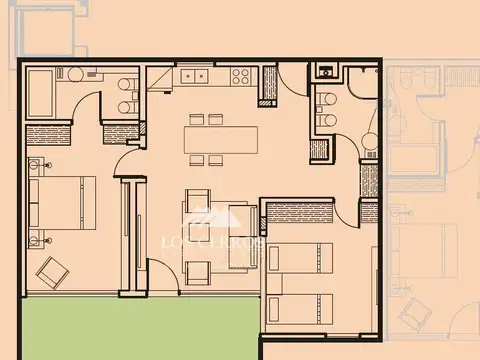 Departamento en Venta de 2 dormitorios