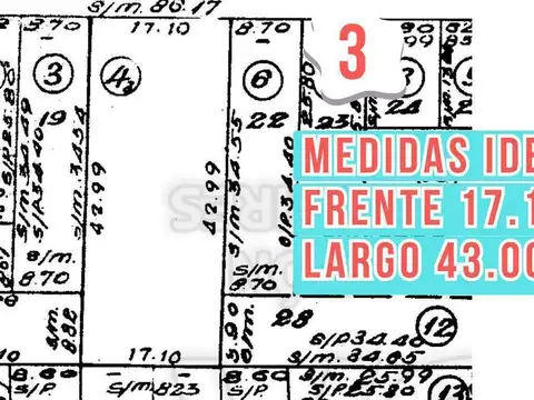 Terreno en Venta, FOS 60