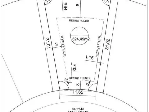 Venta lote Santa Sofia interno