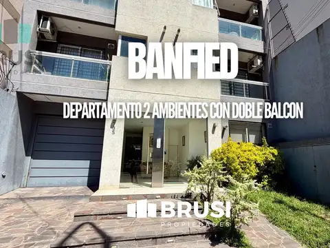 DEPARTAMENTO EN VENTA EN BANFIELD - 2 AMBIENTES - CON COCHERA