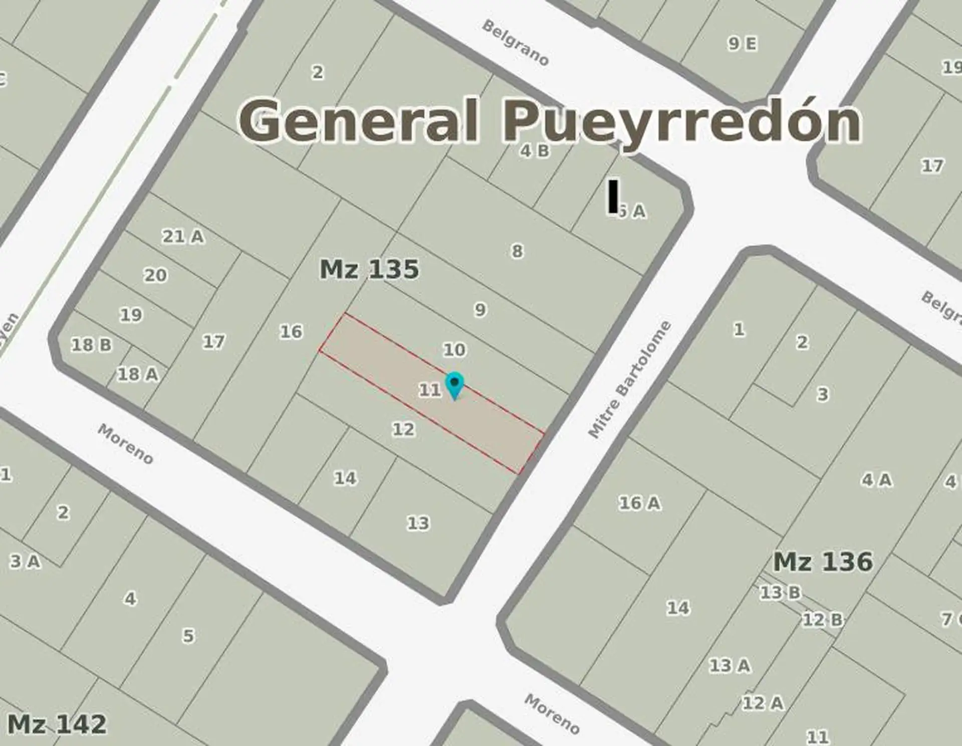 Venta o permuta Lote de 8, 40 por 43, 30 m de fondo. Ideal desarrollo comercial o viviendas hasta 7 pisos.