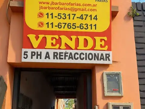 BARBARO FARIAS VENDE PH A REFACCIONAR