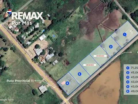 Terreno en Venta en Victoria, Entre Ríos