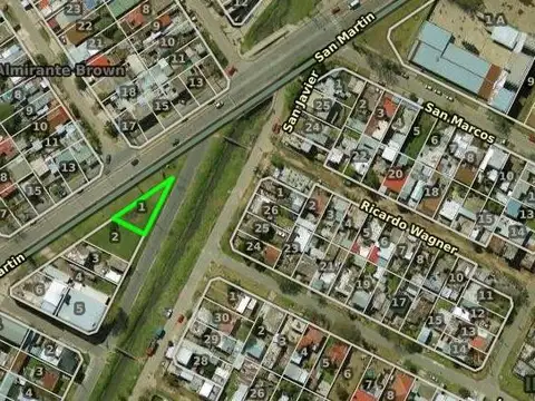 Terreno en Venta de 267,0 m2