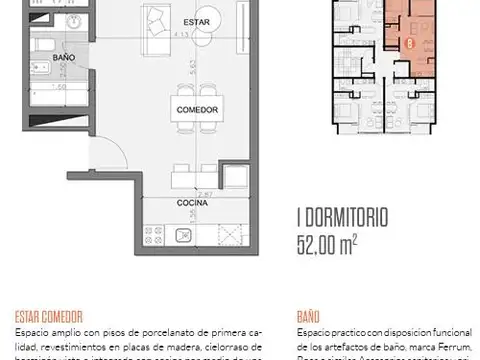 Departamento en Venta con 1 cocheras