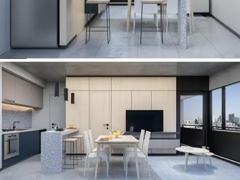 Departamento 2 ambientes con 1 baño