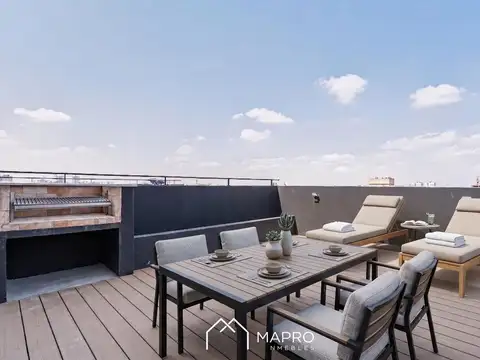 3 ambientes con terraza y parrilla propia full amenities  en Caballito