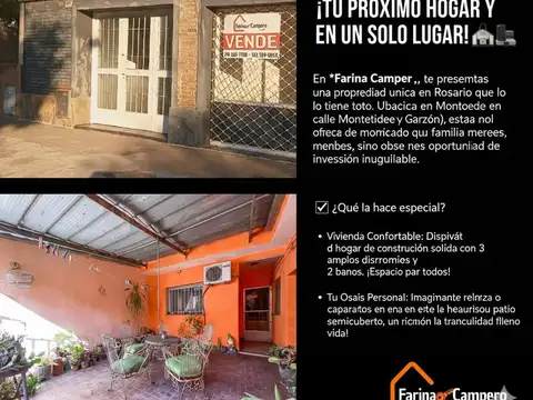 ¿Buscás casa con local y cochera doble? Coordiná tu visita
