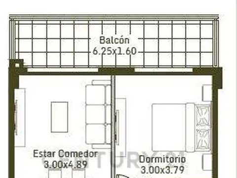 Gral Urquiza 4500, Piso 1 F