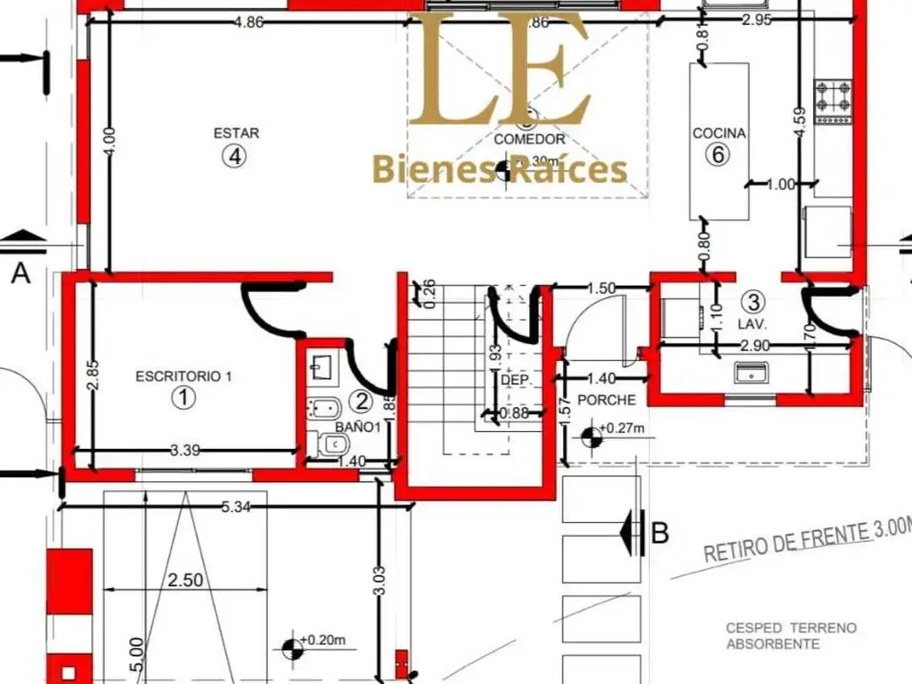 Casa - 227  m² Cubierta | 3 dormitorios | A Estrenar | 3 baños | 4 ambientes | 4 cocheras