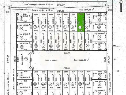 Terreno en Venta de 1000,0 m2