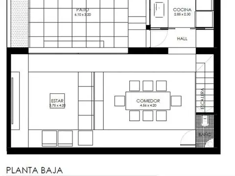 VENTA CASA DE PASILLO 3 DORMITORIOS QUINCHO PILETA