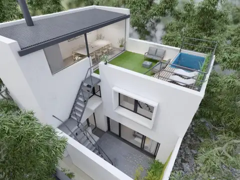 VENTA CASA DE PASILLO 3 DORMITORIOS QUINCHO PILETA