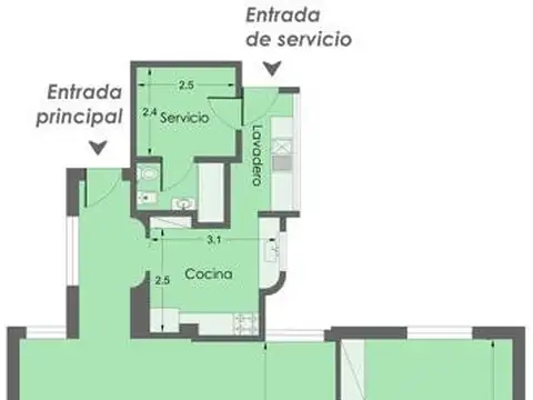 Venta Departamento 4 ambientes con dependencias en Congreso  IDEAL INVERSOR 